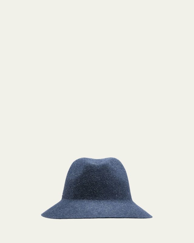 My Journey Rabbit Felt/Cashmere Floppy-Brim Fedo
